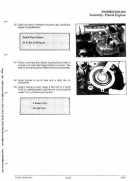 1999 Polaris SLH, SLTH, SLX, SLTX, PRO785 Factory Service Manual, Page 186