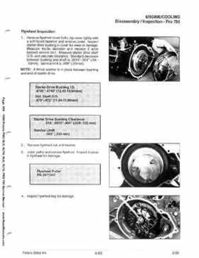 1999 Polaris SLH, SLTH, SLX, SLTX, PRO785 Factory Service Manual, Page 204