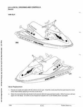 1999 Polaris SLH, SLTH, SLX, SLTX, PRO785 Factory Service Manual, Page 273