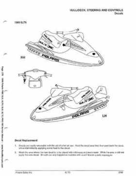 1999 Polaris SLH, SLTH, SLX, SLTX, PRO785 Factory Service Manual, Page 276