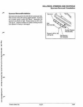 1999 Polaris SLH, SLTH, SLX, SLTX, PRO785 Factory Service Manual, Page 288