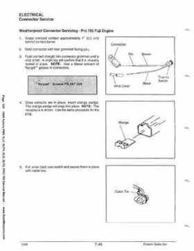 1999 Polaris SLH, SLTH, SLX, SLTX, PRO785 Factory Service Manual, Page 335
