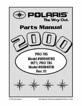 2000 Polaris Pro 785 Service Manual, Page 396