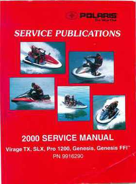 2000 Polaris Virage TX, SLX, Pro 1200, Genesis, Genesis FFI Personal Watercraft Service Manual, Page 1
