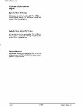 2000 Polaris Virage TX, SLX, Pro 1200, Genesis, Genesis FFI Personal Watercraft Service Manual, Page 31