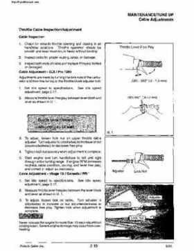 2000 Polaris Virage TX, SLX, Pro 1200, Genesis, Genesis FFI Personal Watercraft Service Manual, Page 36