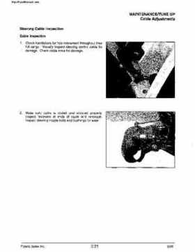 2000 Polaris Virage TX, SLX, Pro 1200, Genesis, Genesis FFI Personal Watercraft Service Manual, Page 38