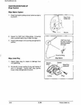 2000 Polaris Virage TX, SLX, Pro 1200, Genesis, Genesis FFI Personal Watercraft Service Manual, Page 51