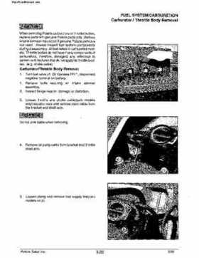 2000 Polaris Virage TX, SLX, Pro 1200, Genesis, Genesis FFI Personal Watercraft Service Manual, Page 86