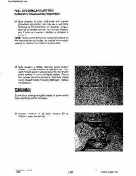 2000 Polaris Virage TX, SLX, Pro 1200, Genesis, Genesis FFI Personal Watercraft Service Manual, Page 93