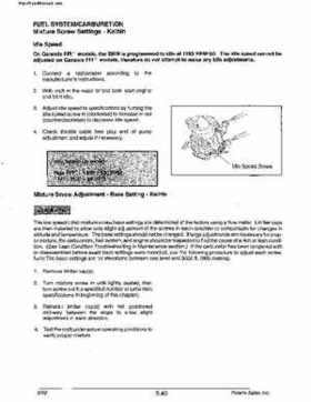 2000 Polaris Virage TX, SLX, Pro 1200, Genesis, Genesis FFI Personal Watercraft Service Manual, Page 103