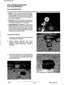 2000 Polaris Virage TX, SLX, Pro 1200, Genesis, Genesis FFI Personal Watercraft Service Manual, Page 107