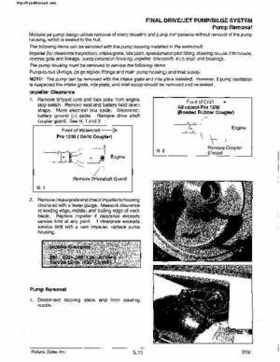 2000 Polaris Virage TX, SLX, Pro 1200, Genesis, Genesis FFI Personal Watercraft Service Manual, Page 177