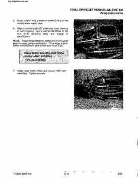 2000 Polaris Virage TX, SLX, Pro 1200, Genesis, Genesis FFI Personal Watercraft Service Manual, Page 185