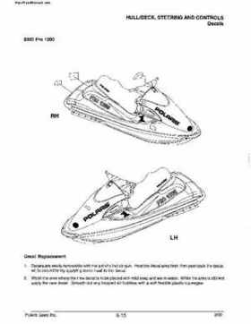 2000 Polaris Virage TX, SLX, Pro 1200, Genesis, Genesis FFI Personal Watercraft Service Manual, Page 212