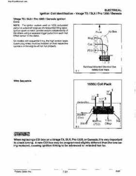 2000 Polaris Virage TX, SLX, Pro 1200, Genesis, Genesis FFI Personal Watercraft Service Manual, Page 252