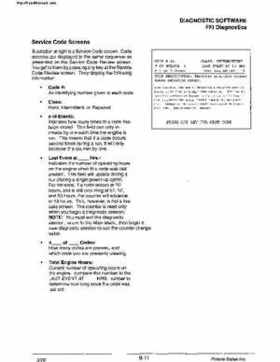 2000 Polaris Virage TX, SLX, Pro 1200, Genesis, Genesis FFI Personal Watercraft Service Manual, Page 306