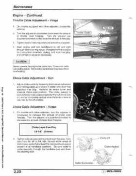 2001 Polaris SLH, Virage PWC Factory Service Manual, Page 40