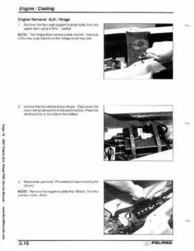 2001 Polaris SLH, Virage PWC Factory Service Manual, Page 74