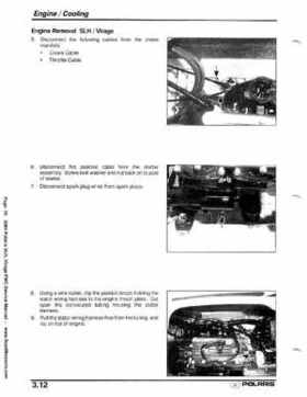 2001 Polaris SLH, Virage PWC Factory Service Manual, Page 76