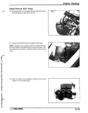 2001 Polaris SLH, Virage PWC Factory Service Manual, Page 77