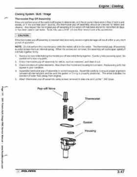 2001 Polaris SLH, Virage PWC Factory Service Manual, Page 111
