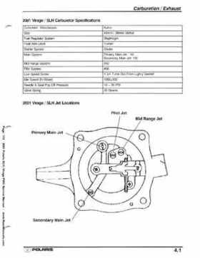 2001 Polaris SLH, Virage PWC Factory Service Manual, Page 114