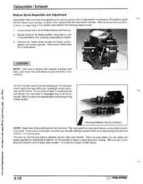 2001 Polaris SLH, Virage PWC Factory Service Manual, Page 131