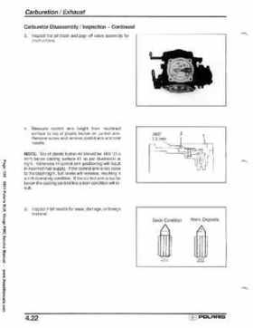 2001 Polaris SLH, Virage PWC Factory Service Manual, Page 135