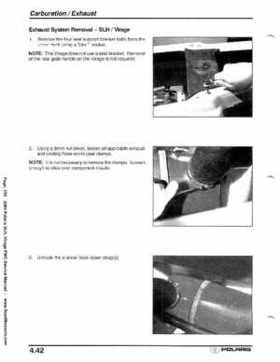 2001 Polaris SLH, Virage PWC Factory Service Manual, Page 155