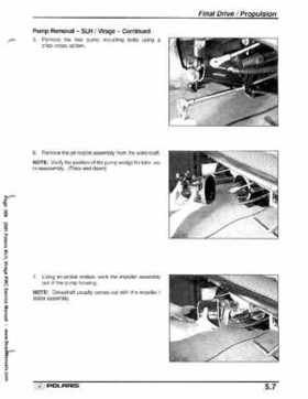 2001 Polaris SLH, Virage PWC Factory Service Manual, Page 169