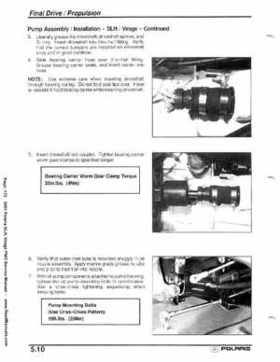 2001 Polaris SLH, Virage PWC Factory Service Manual, Page 172