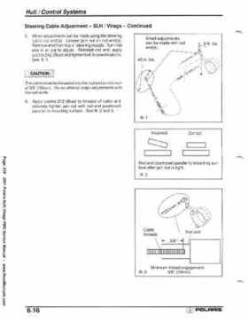 2001 Polaris SLH, Virage PWC Factory Service Manual, Page 204