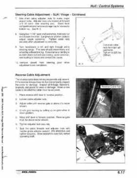 2001 Polaris SLH, Virage PWC Factory Service Manual, Page 205