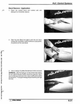 2001 Polaris SLH, Virage PWC Factory Service Manual, Page 209