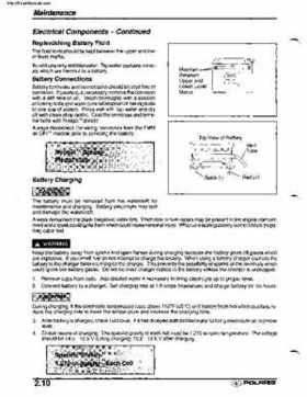 2001 Polaris SLX, PRO 1200, Virage TX, Genesis, Virage TXi, Genesis i Personal Watercraft Service Manual, Page 43