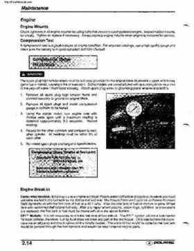 2001 Polaris SLX, PRO 1200, Virage TX, Genesis, Virage TXi, Genesis i Personal Watercraft Service Manual, Page 47