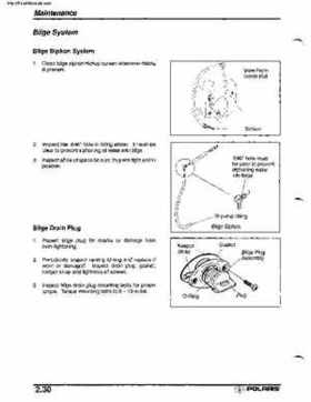 2001 Polaris SLX, PRO 1200, Virage TX, Genesis, Virage TXi, Genesis i Personal Watercraft Service Manual, Page 63