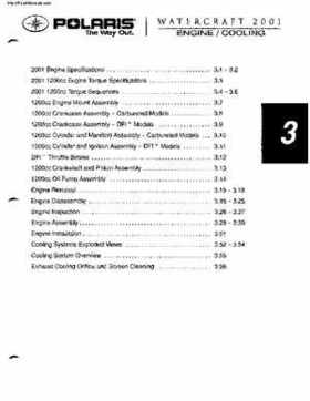 2001 Polaris SLX, PRO 1200, Virage TX, Genesis, Virage TXi, Genesis i Personal Watercraft Service Manual, Page 77