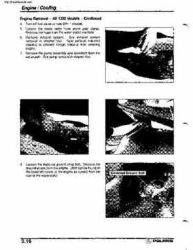 2001 Polaris SLX, PRO 1200, Virage TX, Genesis, Virage TXi, Genesis i Personal Watercraft Service Manual, Page 93