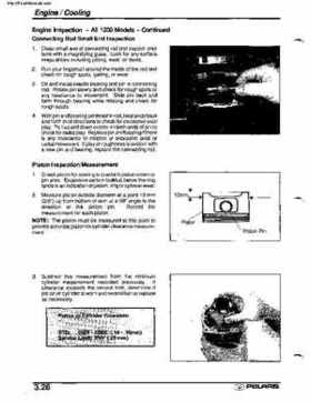 2001 Polaris SLX, PRO 1200, Virage TX, Genesis, Virage TXi, Genesis i Personal Watercraft Service Manual, Page 105