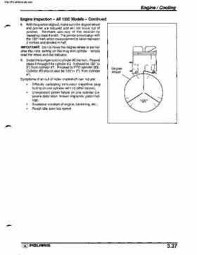 2001 Polaris SLX, PRO 1200, Virage TX, Genesis, Virage TXi, Genesis i Personal Watercraft Service Manual, Page 114