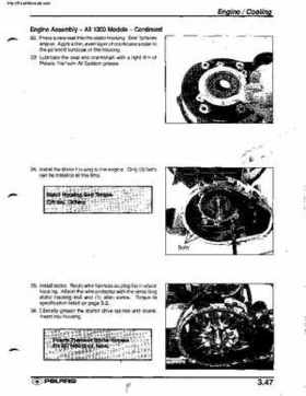 2001 Polaris SLX, PRO 1200, Virage TX, Genesis, Virage TXi, Genesis i Personal Watercraft Service Manual, Page 124