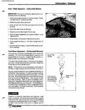 2001 Polaris SLX, PRO 1200, Virage TX, Genesis, Virage TXi, Genesis i Personal Watercraft Service Manual, Page 157
