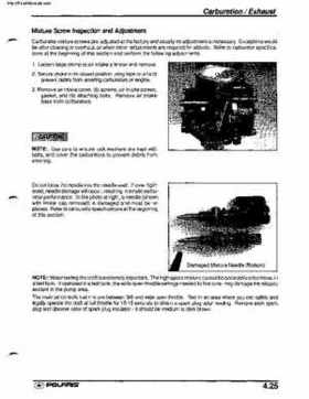 2001 Polaris SLX, PRO 1200, Virage TX, Genesis, Virage TXi, Genesis i Personal Watercraft Service Manual, Page 159