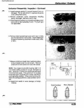 2001 Polaris SLX, PRO 1200, Virage TX, Genesis, Virage TXi, Genesis i Personal Watercraft Service Manual, Page 163