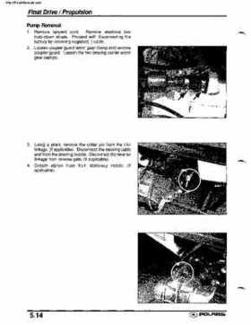 2001 Polaris SLX, PRO 1200, Virage TX, Genesis, Virage TXi, Genesis i Personal Watercraft Service Manual, Page 206
