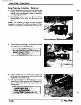 2001 Polaris SLX, PRO 1200, Virage TX, Genesis, Virage TXi, Genesis i Personal Watercraft Service Manual, Page 210
