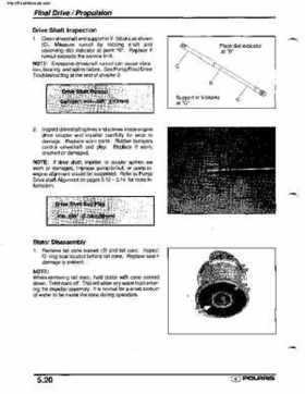 2001 Polaris SLX, PRO 1200, Virage TX, Genesis, Virage TXi, Genesis i Personal Watercraft Service Manual, Page 212