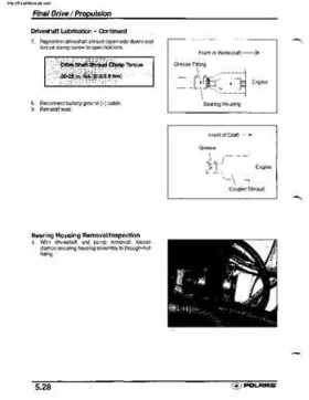 2001 Polaris SLX, PRO 1200, Virage TX, Genesis, Virage TXi, Genesis i Personal Watercraft Service Manual, Page 220